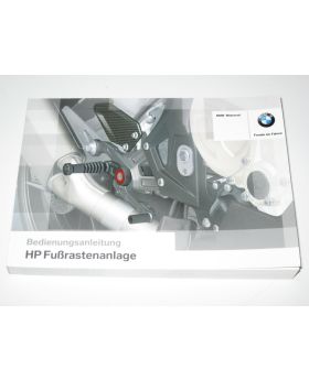 BMW Motorrad HP Footrest Rearsets Instruction Manual 77018546513 Other Genuine